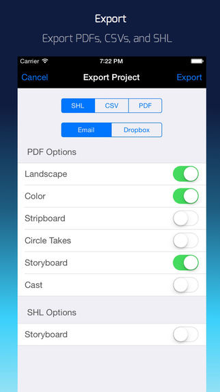 【免費攝影App】Shot Lister - Film set schedule tool for Directors-APP點子