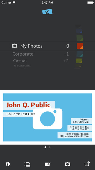 【免費生產應用App】KaiCards Pro - business card maker-APP點子