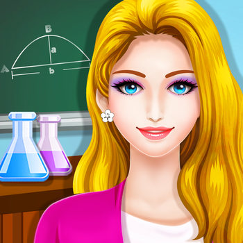 Fashion Doll Salon - Teacher Dress Up for School! LOGO-APP點子