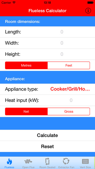 Gas Ventilation Calculator UK