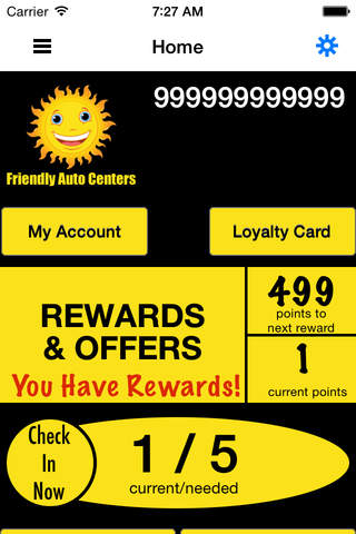 Friendly Auto Centers Loyalty screenshot 2