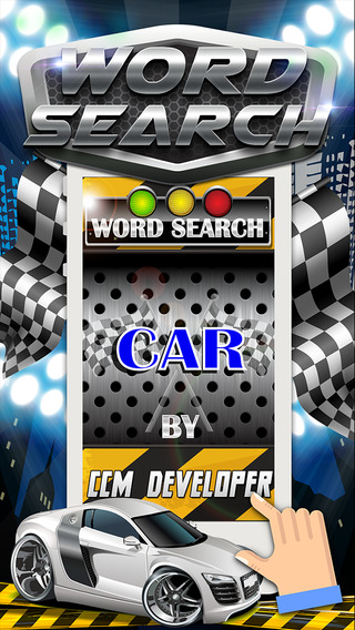 Word Search Auto Motive The Real Cars “Super-Fast Wording Edition”