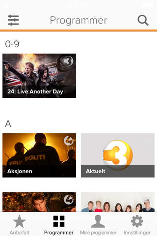 TV3 play screenshot 2