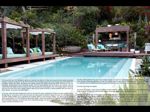 Скриншот из Living Design Magazine - architecture, photography, art, fashion, landscape and interior design