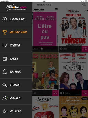 【免費生活App】Ticketac : Le théâtre et les concerts au meilleur prix !-APP點子