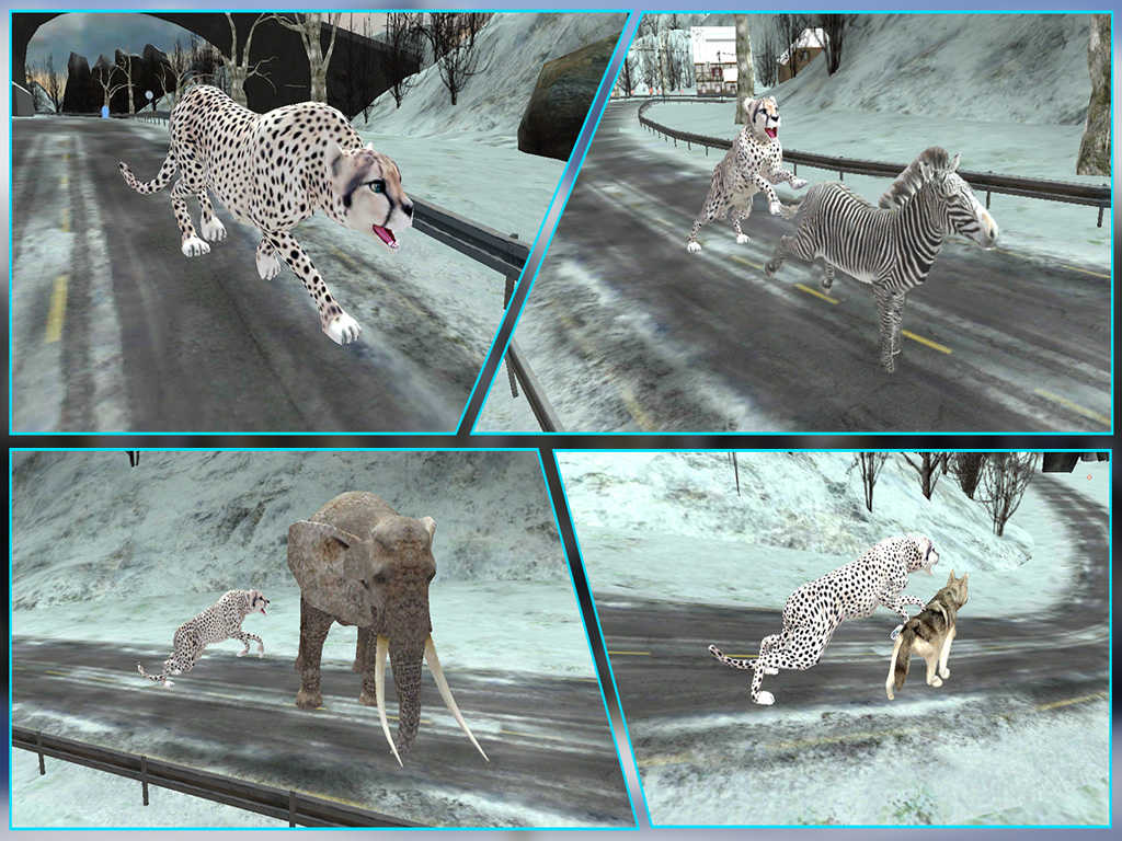 App Shopper Wild Snow Leopard Simulator 3D (Games)