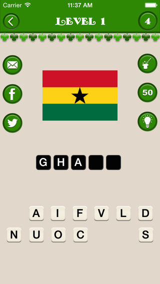 【免費遊戲App】Guess The Flag - Country Flag Quiz-APP點子