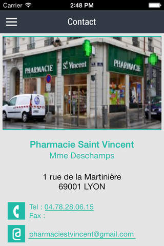 Pharmacie St Vincent screenshot 3