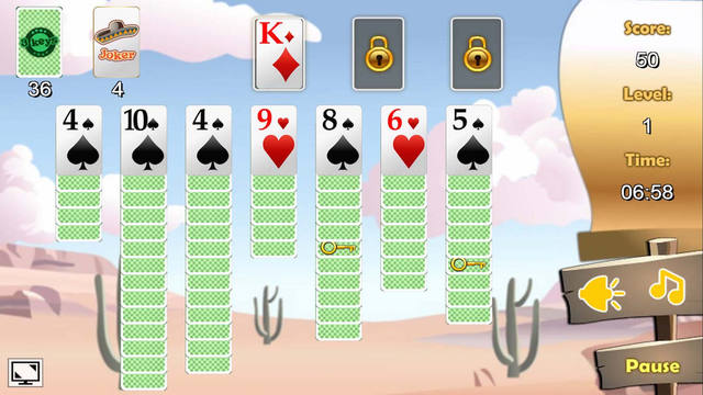 【免費遊戲App】New 3 Keys Solitaire-APP點子