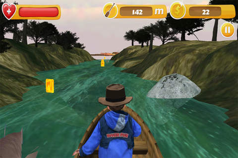 3D Boat Driving Simulator & Jet Ski Water Racing in a River screenshot 2