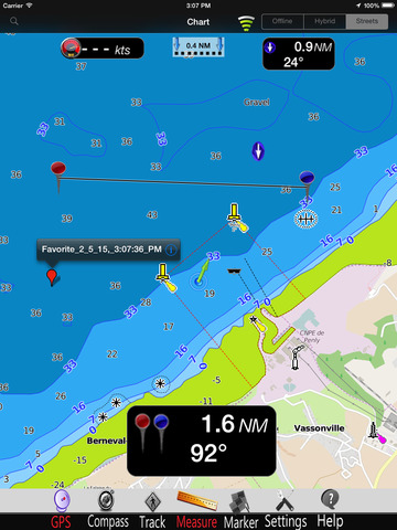 Picardy GPS Nautical charts pro