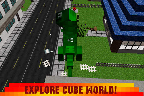 Cube Dinosaur: Monster Mayhem 3D Full screenshot 3
