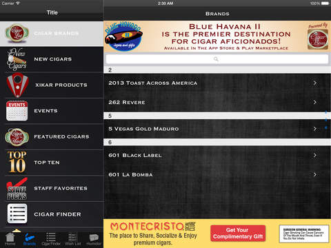 Blue Havana II HD - Powered by Cigar Boss screenshot 3
