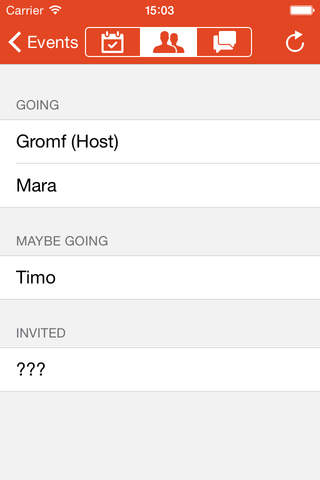 Gromf — invitations and RSVP tracking without registration screenshot 3