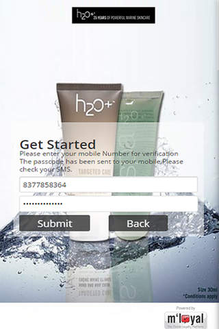 H2O Plus mLoyal App screenshot 3