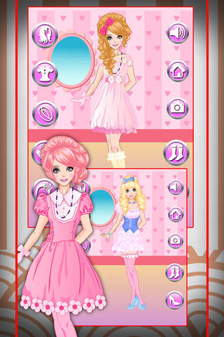 Pink Princess Dress Up Game - New Stylish Game screenshot 3