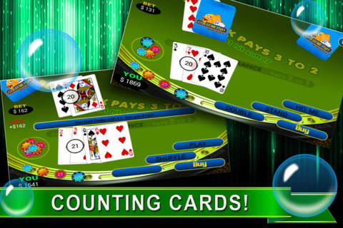 21 A Goldfish Blackjack Casino Card Live Pro screenshot 3