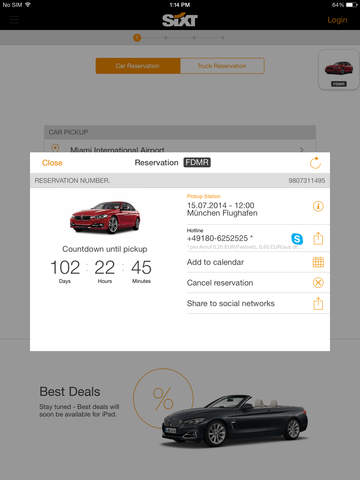 【免費旅遊App】Sixt rent a car-APP點子