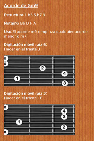 Acordes y escalas para guitarra screenshot 2