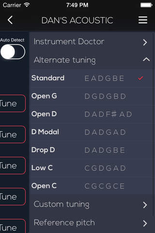 Roadie Tuner Music Roadie Tuner Stage Setting