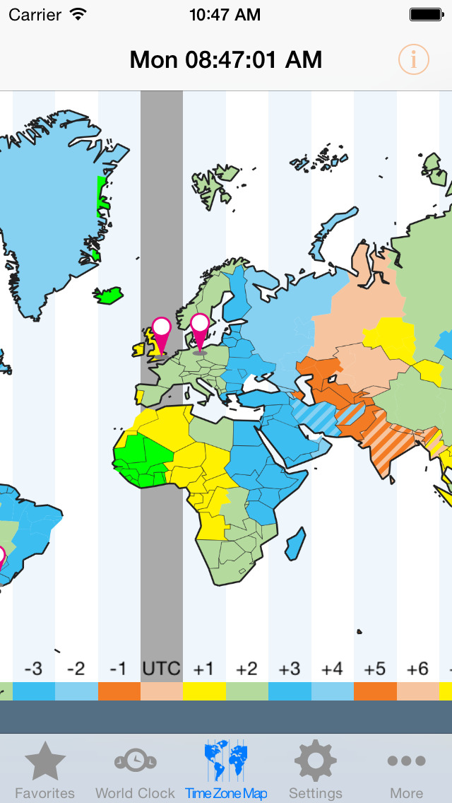 World Clock GoldTime Zones (ios)