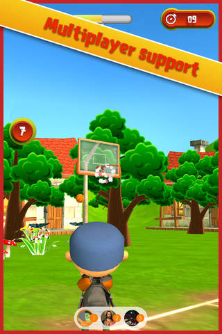 ` Freestyle Toon Basketball - Tiny Cartoon Hoops HORSE Challenge Lite screenshot 3