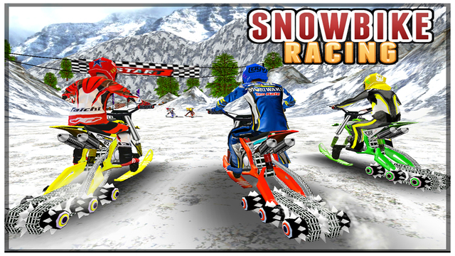 【免費遊戲App】Snow Bike Racing ( 3D Snowbike sports Race Game on Arctic ice Tracks )-APP點子