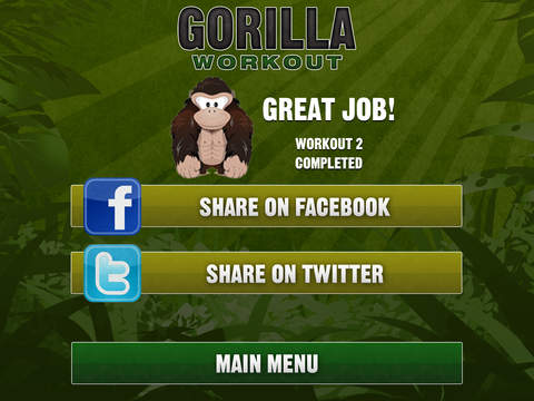 【免費健康App】Gorilla Workout Free : Fitness Aerobic Strength and Exercise Trainer Program on a Budget-APP點子