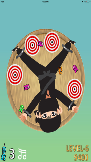 【免費遊戲App】Darts Ninja - Be A Crazy Pro And Avoid The Clumsy Victim-APP點子