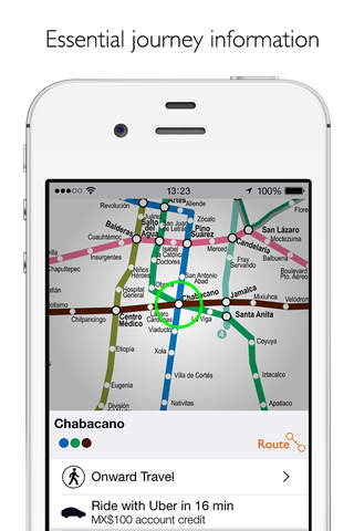 Mexico City Metro Map screenshot 2