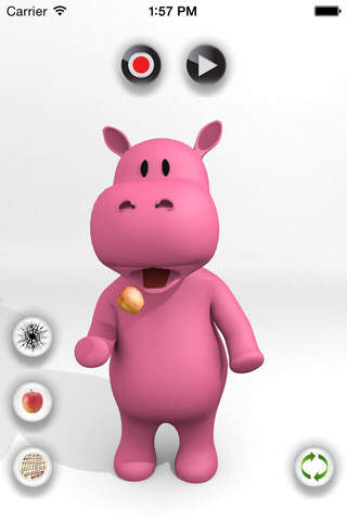 Talking Pink Hippo screenshot 3