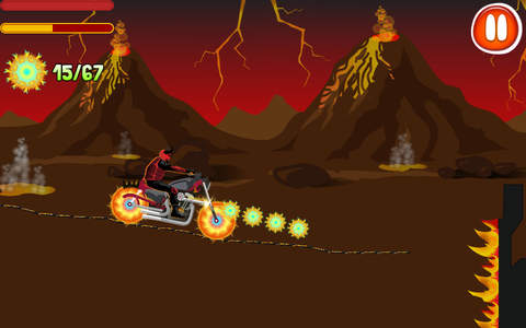 Fire Moto Scribble Race screenshot 2