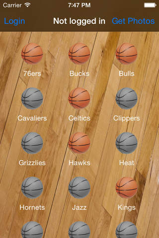 Air Collage Basketball - using Instagram Photos screenshot 3