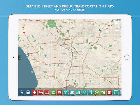 【免費旅遊App】Los Angeles Travel Guide with Offline City Street and Metro Maps-APP點子
