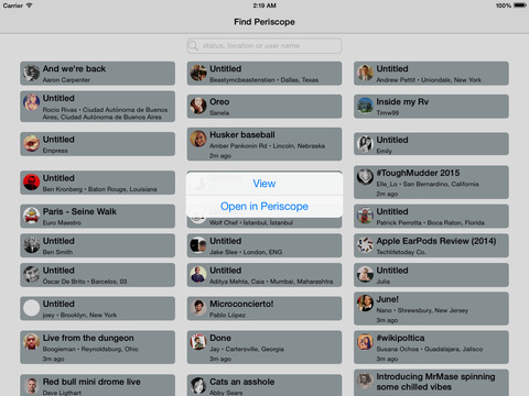 【免費工具App】Find for Periscope-APP點子