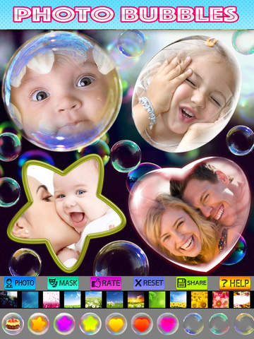 【免費生產應用App】Photo Bubbles and Stickers-APP點子