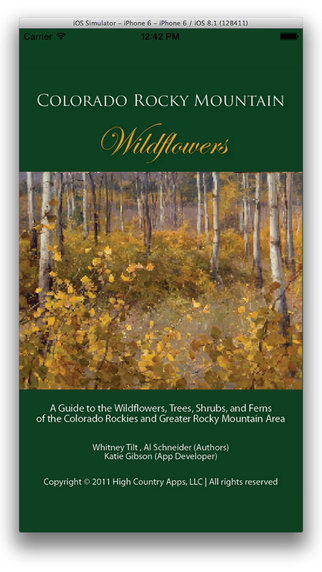 Colorado Rocky Mountain Wildflowers and Other Plan