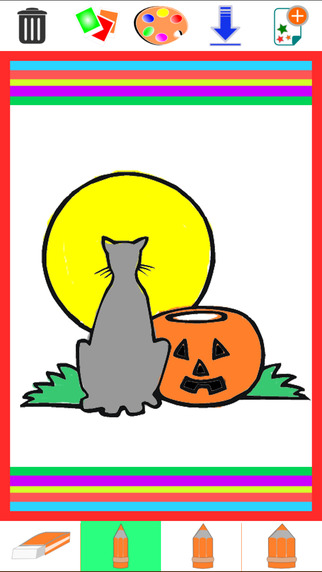 【免費教育App】Coloring Book Halloween Edition-APP點子