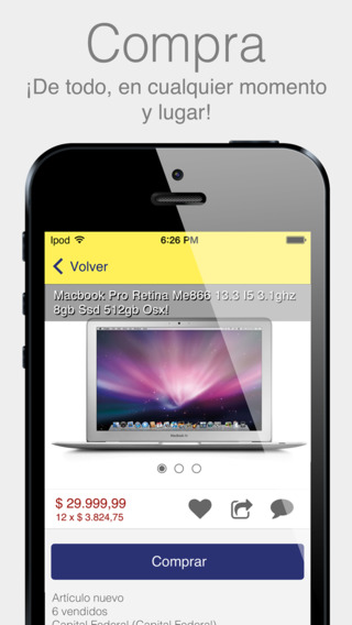 Captura de pantalla del iPhone 1