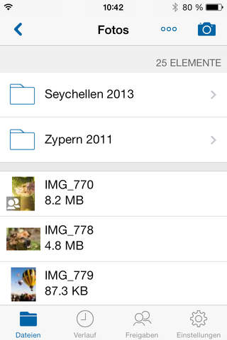 HiDrive screenshot 2