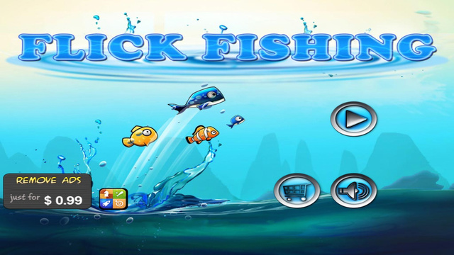 【免費遊戲App】Flick Fishing Pro-APP點子