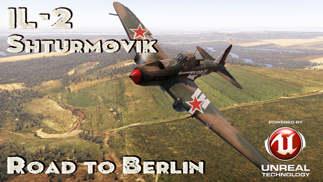 Road to Berlin. IL-2 Shturmovik - Combat Flight Simulator of Infinite Sky Gunship and Tanks Hunter