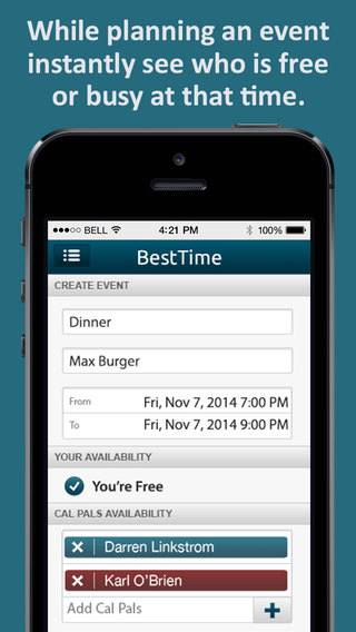 BestTime - Easy Social Event Planning