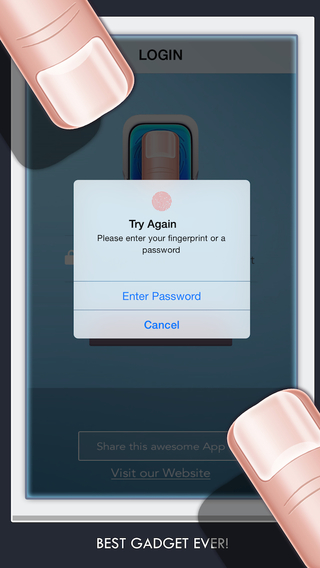 【免費工具App】Fingerprint Password Manager Lite-APP點子