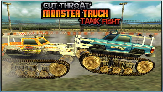 【免費遊戲App】Cut-Throat Monster Truck Tank Fight-APP點子