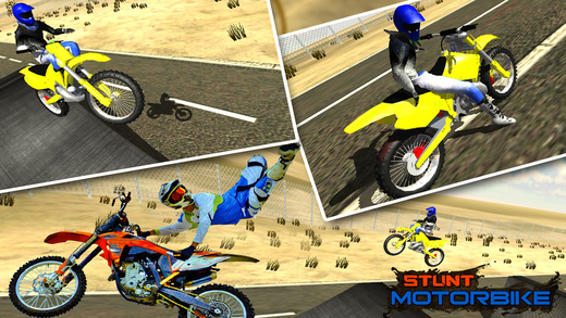 Crazy Motorcycle Stunt Ride simulator 3D – Perform Extreme Driver Stunts with Motor Bike on Dirt