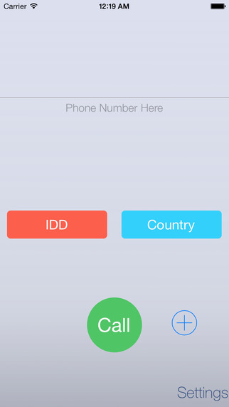 IDD Dialler - Make an International Call in the blink of an eye