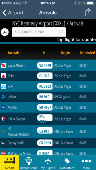 【免費旅遊App】New York Kennedy Airport JFK- Flight Tracker-APP點子