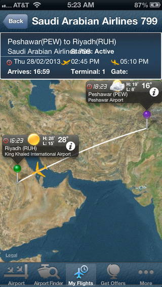 Riyadh King Kahlid Airport - Flight Tracker Premium Saudi Arabian RUH airlines