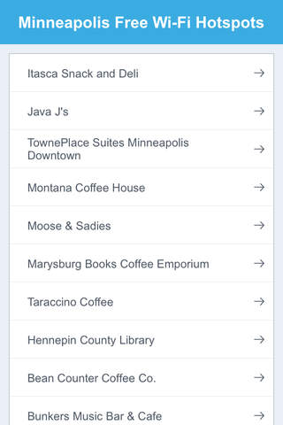 Minneapolis Wi-Fi Hotspots screenshot 2